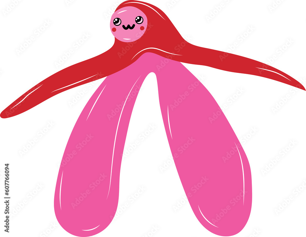 Reproductive System Of The Clitoris With Kawaii Eyes Clitoral Glans