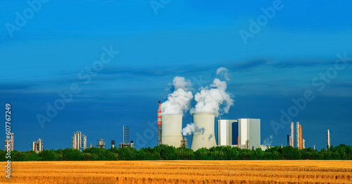Fotografie Power engineering and electric power generation concept