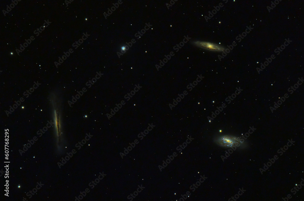 Obraz premium M66 Leo Triplet