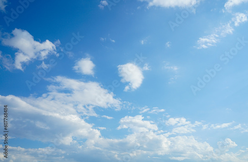 blue sky with clouds