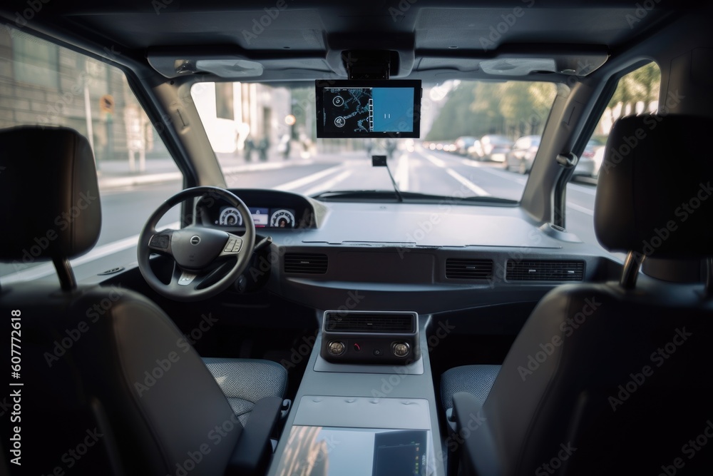 telepresence vehicle, allowing driver to remotely view and control connected car from anywhere in the world, created with generative ai