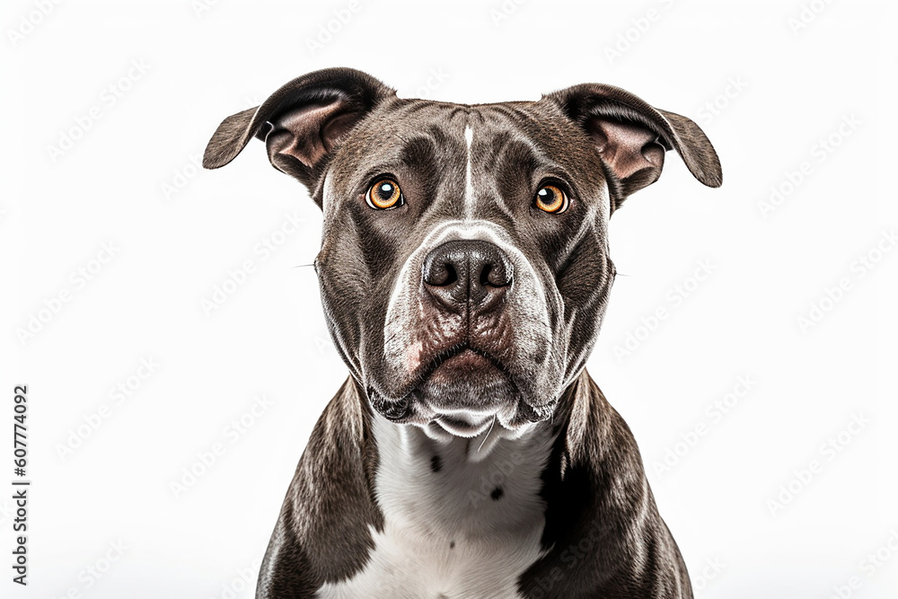 portrait of a Pit Bull Terrier dog