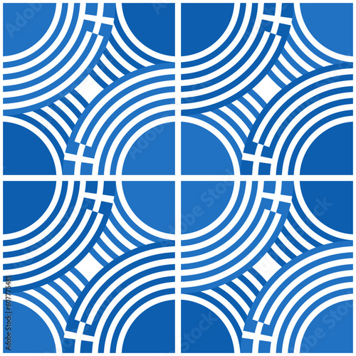 greece flag pattern. tracery design. abstract background. vector illustration