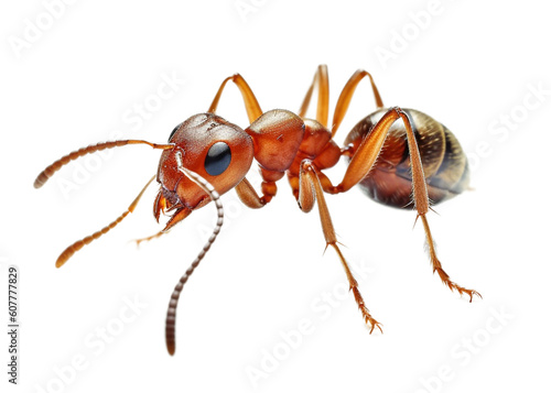 ant isolated with transparent background. photo