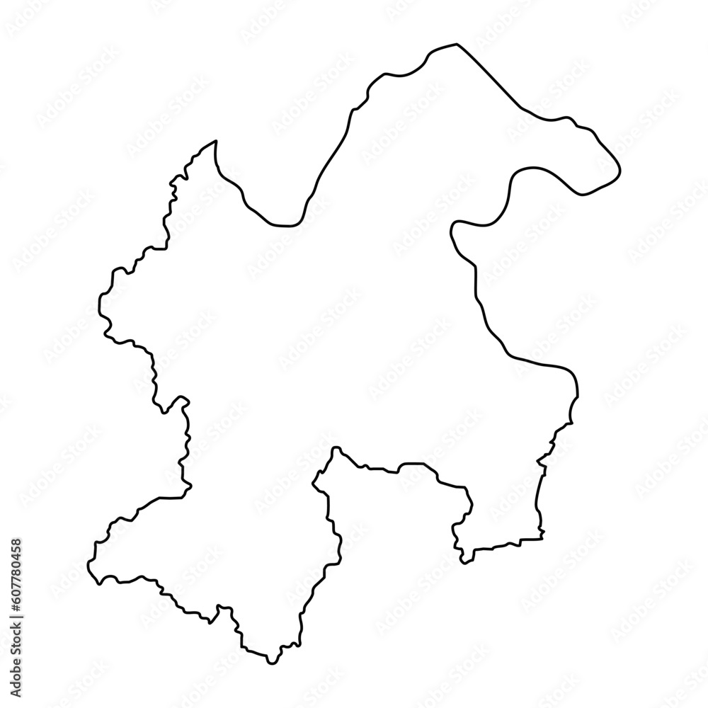 Bor district map, administrative district of Serbia. Vector illustration. Bor district map, administrative district of Serbia. Vector illustration.
