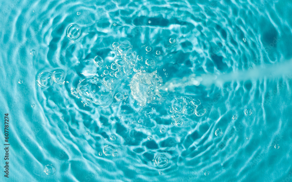 blue water splash texture background