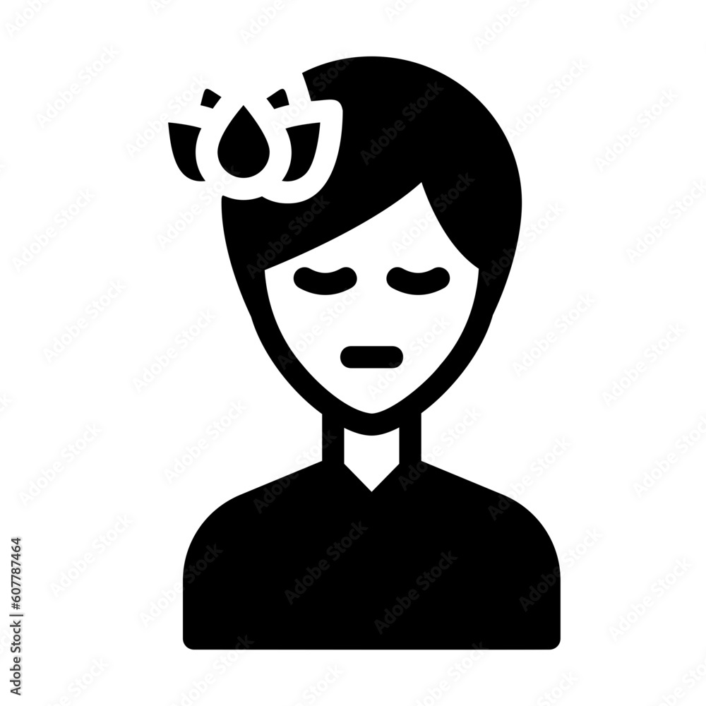 relaxing glyph icon relaxing glyph icon