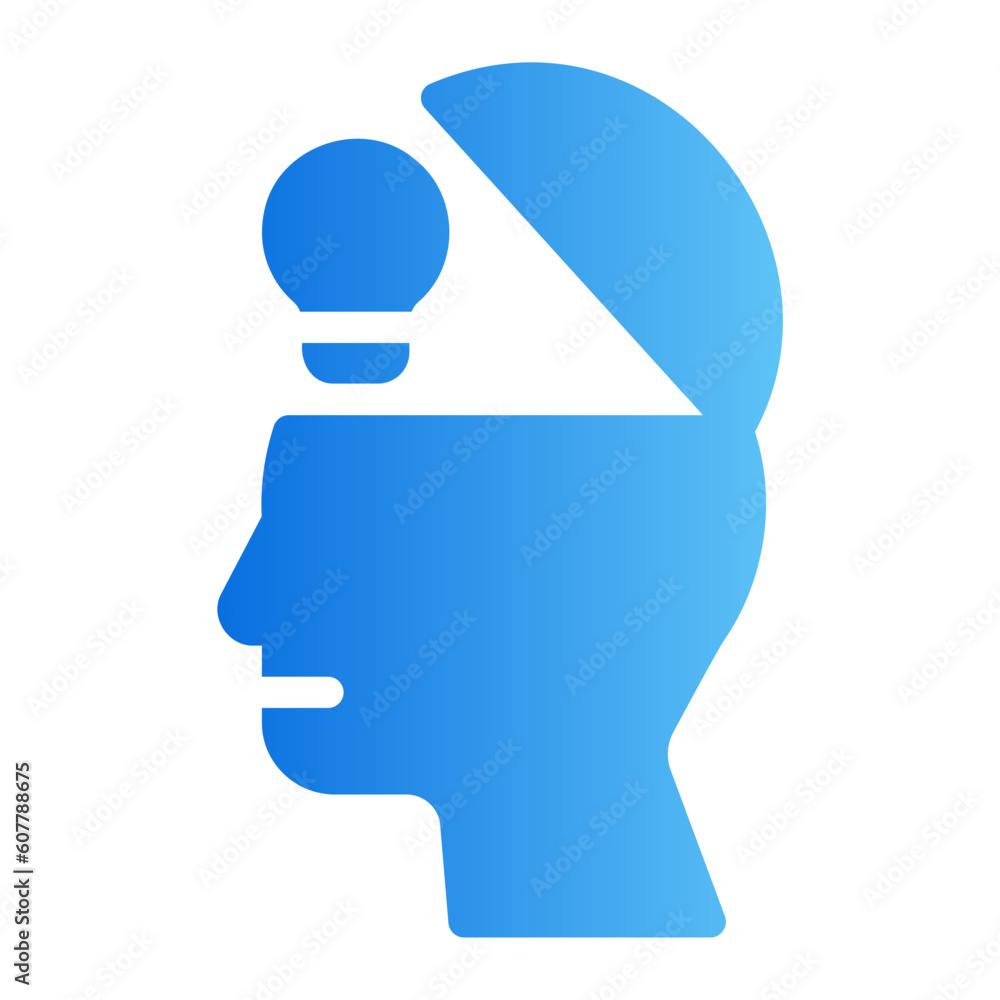 open mind gradient icon open mind gradient icon