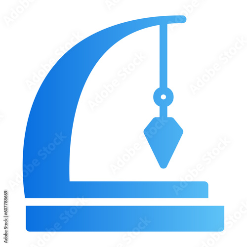 foucaul pendulum gradient icon