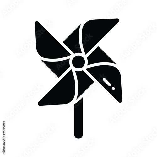 Kids plaything, an amazing icon of pinwheel in modern style, premium vector