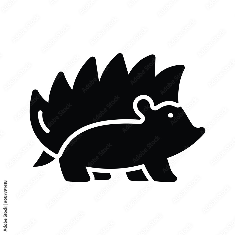 Creatively designed icon of hedgehog in editable style, easy to use and download Creatively designed icon of hedgehog in editable style, easy to use and download