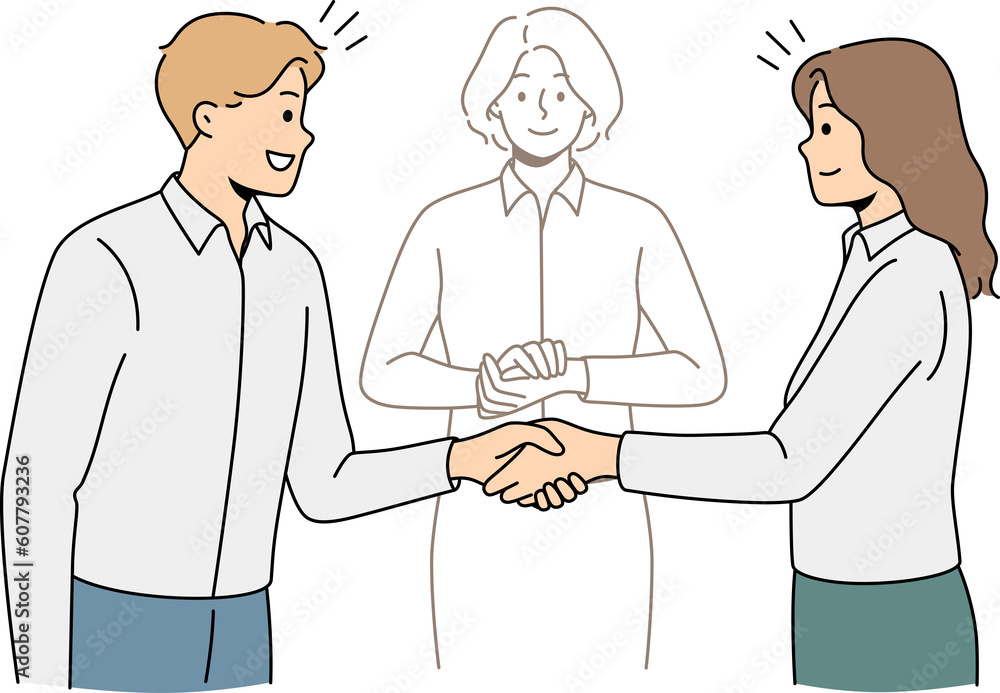 Business partners come to solution with mediator help Business partners come to solution with mediator help