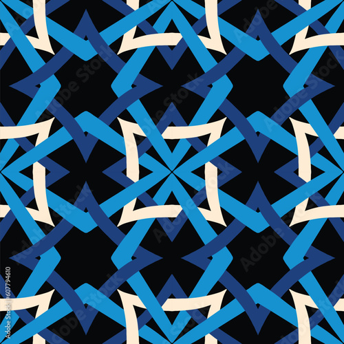 Geometric ethnic pattern seamless flower color. seamless pattern. Design for fabric,curtain,background,carpet,wallpaper,clothing,wrapping,Batik,mandalas,fabric,Vector illustration. pattern style.