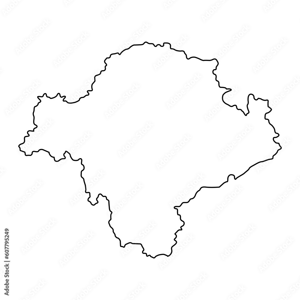 Toplica district map, administrative district of Serbia. Vector illustration. Toplica district map, administrative district of Serbia. Vector illustration.