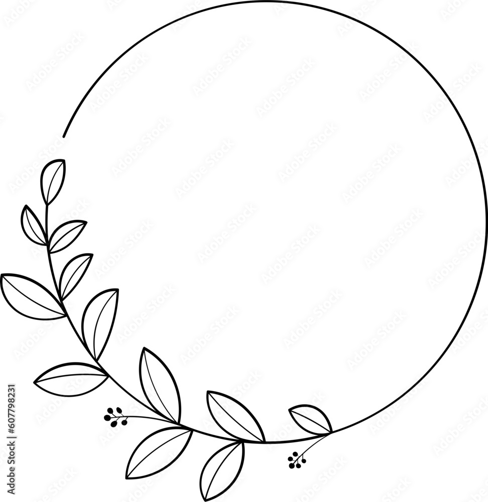 Wedding Floral Frame Wedding Floral Frame