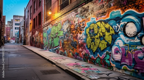 Graffiti on the wall in the street ! © JAX
