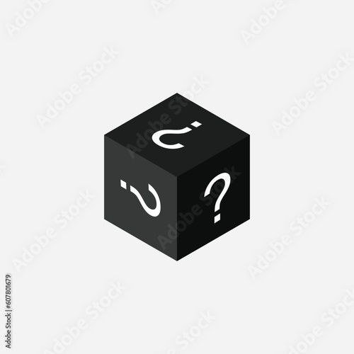 Mystery contest box, lucky prize present surprise secret.