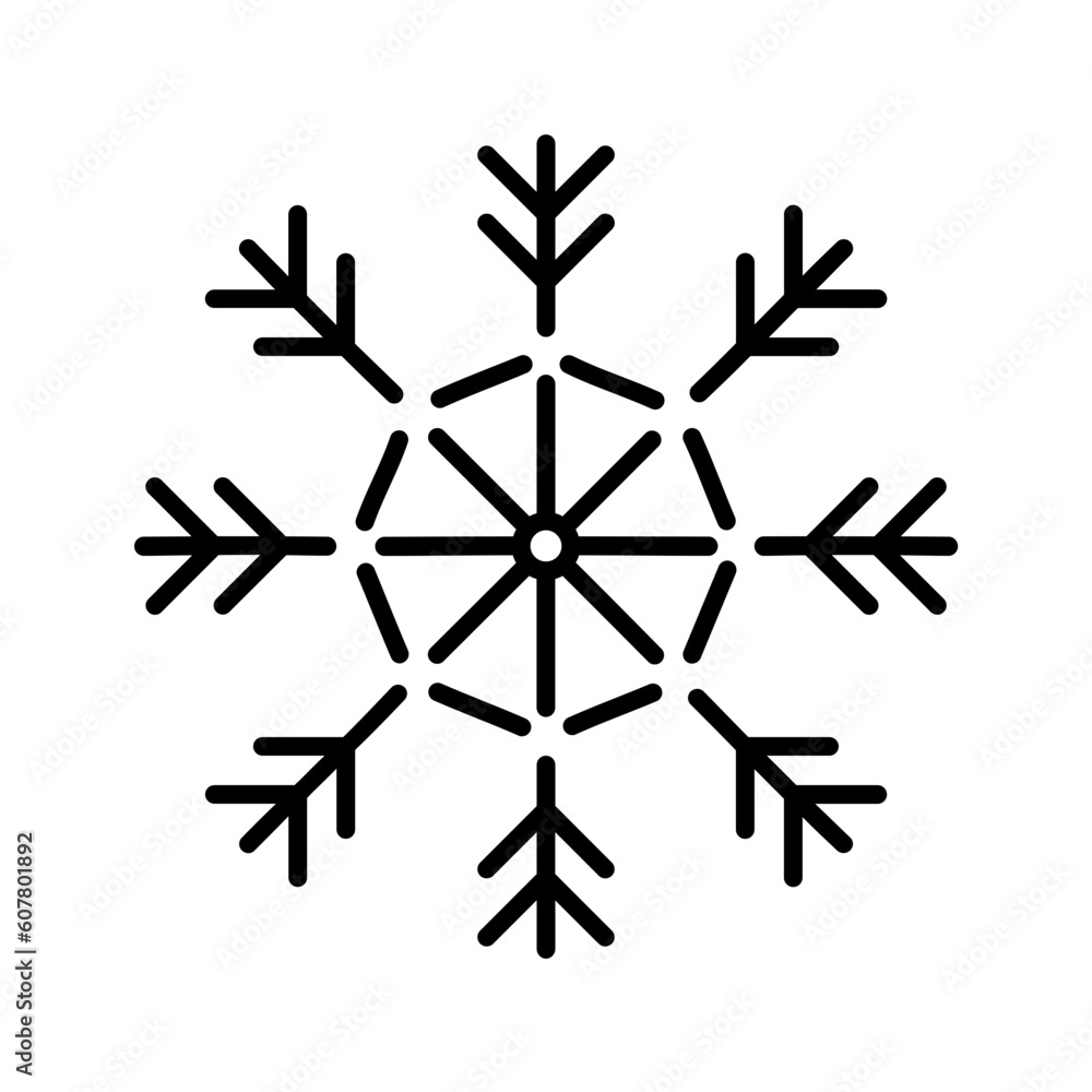 Fototapeta premium snowflake icon