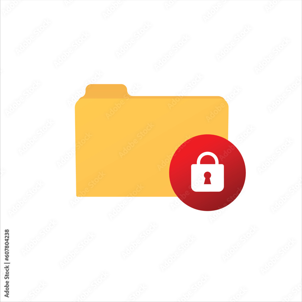 Web document with lock. Information protection Web document with lock. Information protection