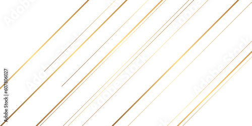 Abstract background with lines. Golden lines on White paper. Line wavy abstract vector background.	
