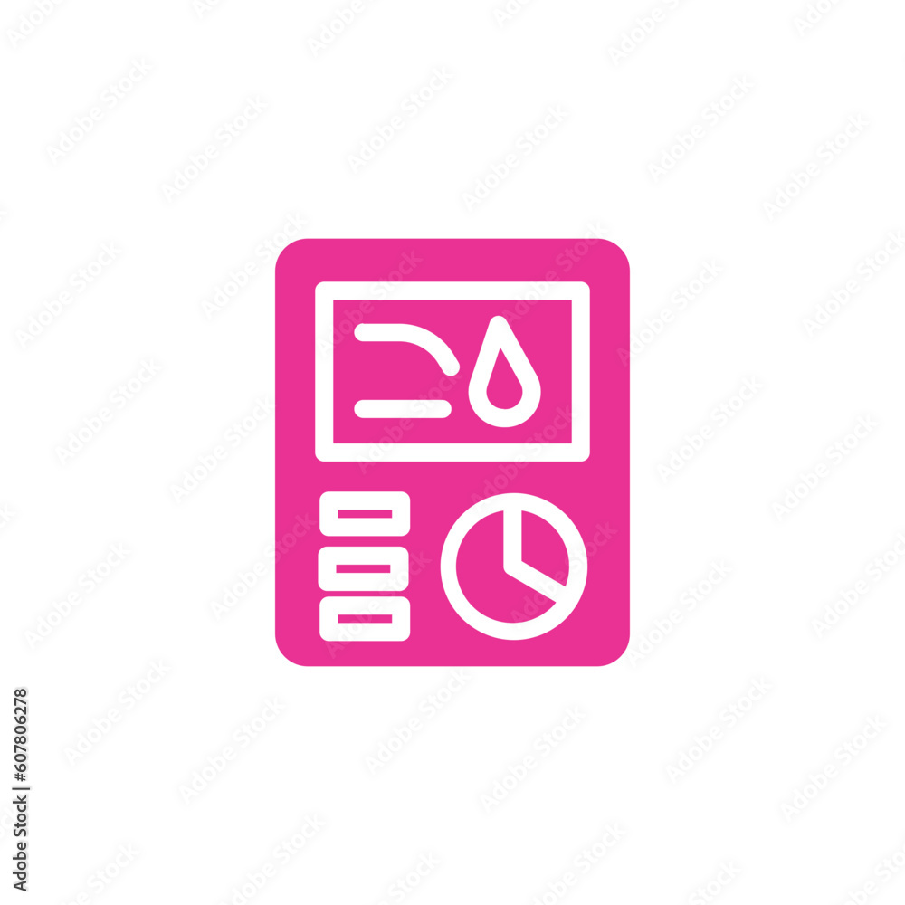 Logo Medical Tester Solid Icon Logo Medical Tester Solid Icon