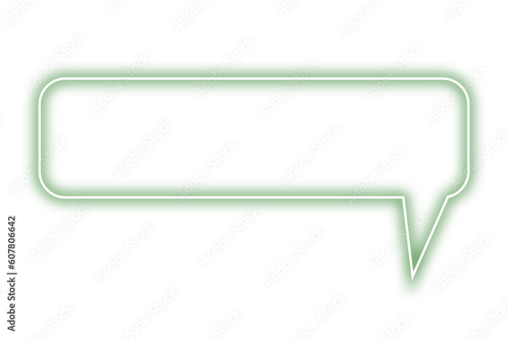 Neon green chat bubble png. Glowing speech bubble on transparent background. Neon green chat bubble png. Glowing speech bubble on transparent background.