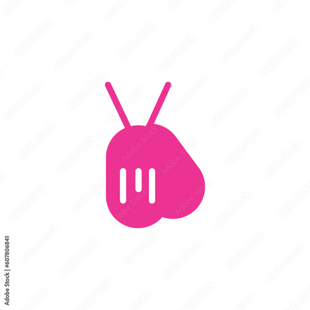 Fototapeta premium Dog Tag Label Solid Icon