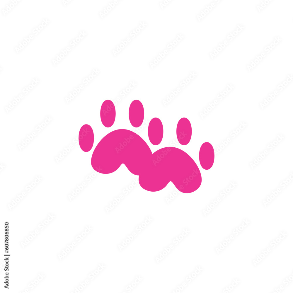 Love Pet Stamp Solid Icon Love Pet Stamp Solid Icon