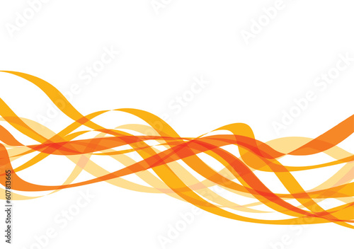 Vector abstract colorful flowing wave lines isolated on white background design element for wedding .