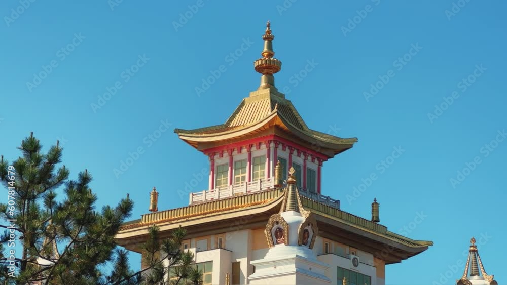 The territory of the Buddhist temple The territory of the Buddhist temple