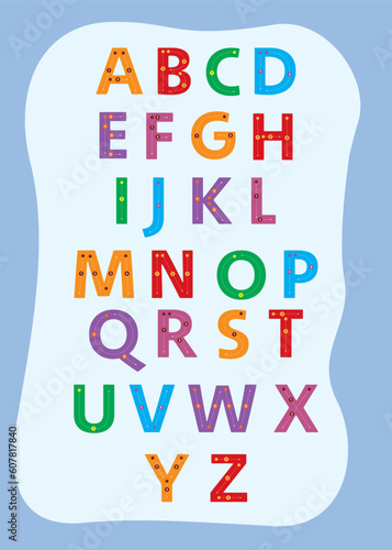 Letter/alphabet Tracing Poster for Kids (Uppercase)