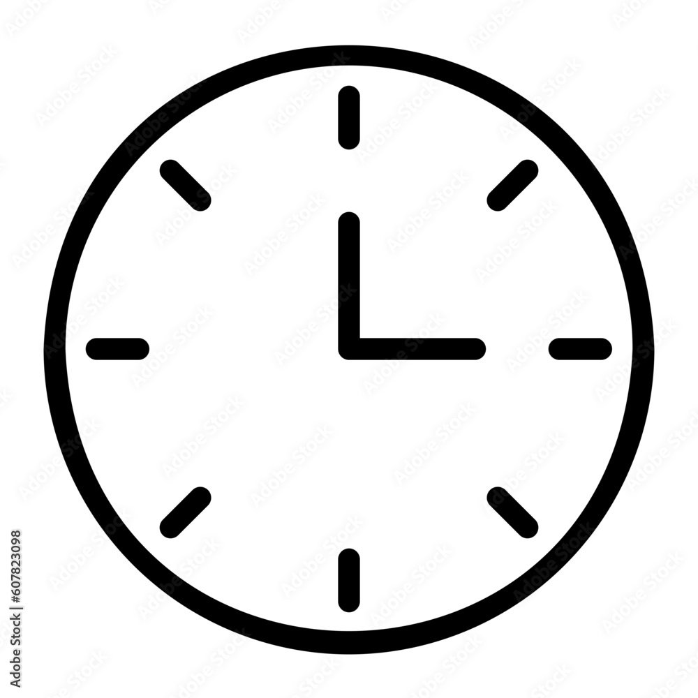 clock line icon clock line icon
