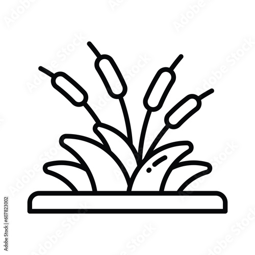 Beautifully designed vector of reed in editable style, ready to use icon