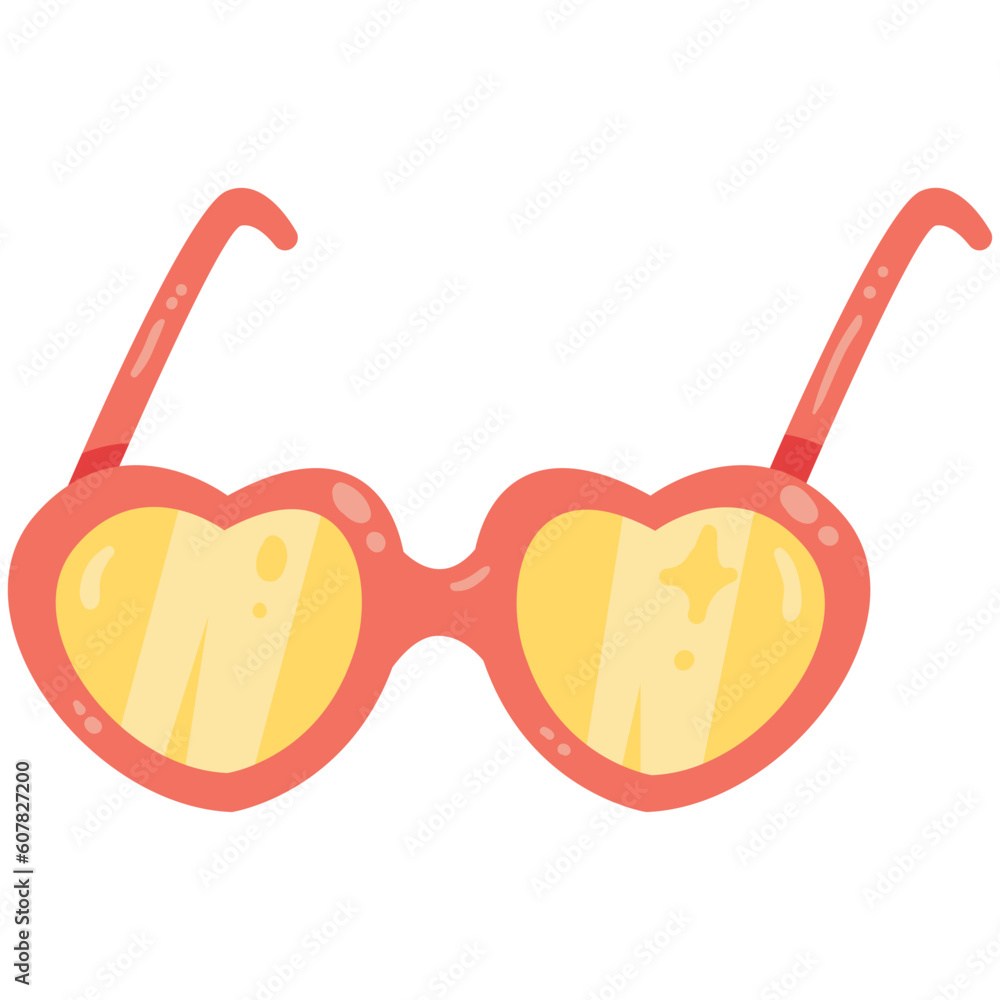 Glasses Beach Days Color 2D Illustrations Glasses Beach Days Color 2D Illustrations