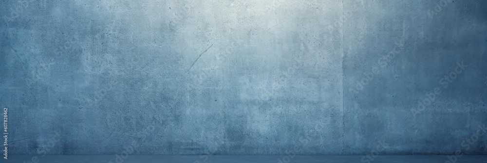 Blue sunny wall with sunbeams bright clean soft focus shadows. Generative AI Blue sunny wall with sunbeams bright clean soft focus shadows. Generative AI