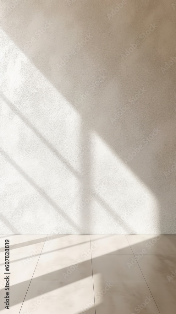 Obraz premium Abstract beige studio background for product presentation. Generative AI