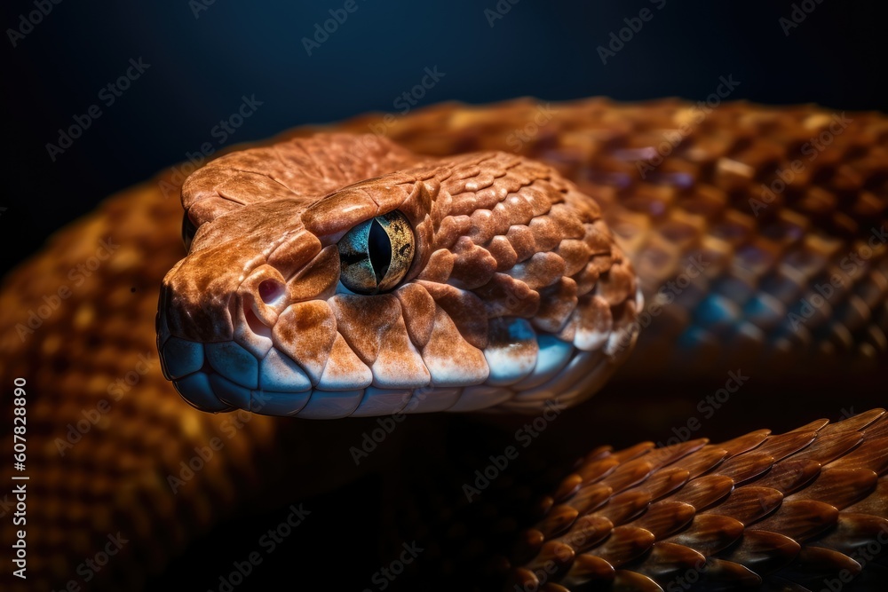 Fototapeta premium Venomous Copperhead Snake