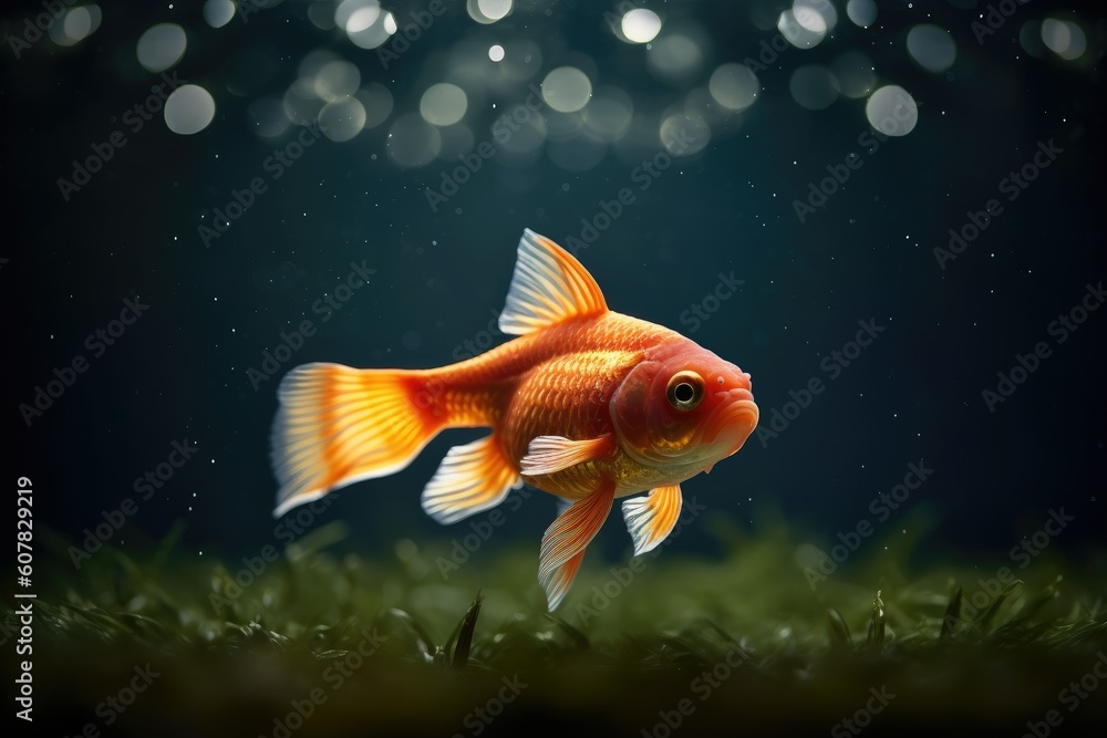 Goldfish Enchanting Underwater World