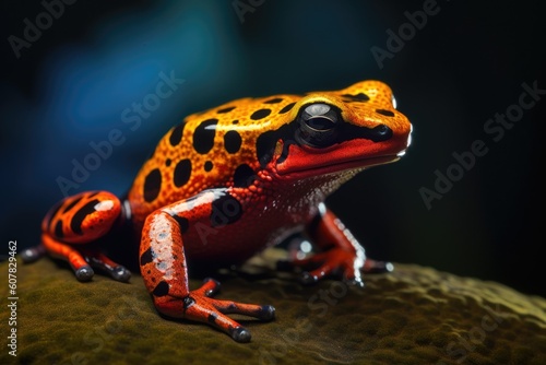 Poisonous Dart Frog a Colorful Rainforest Amphibian
