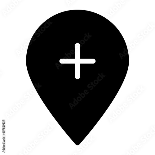 add location glyph icon Free Download add location glyph icon - GFXLoad