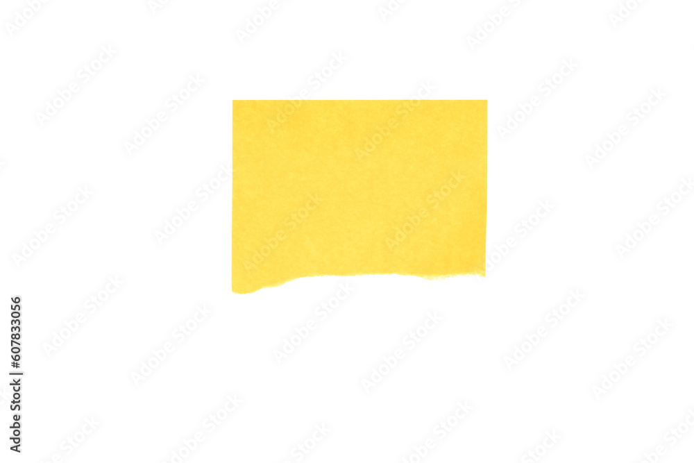 Blank Torn Yellow post-it notes. Blank Torn Yellow post-it notes.