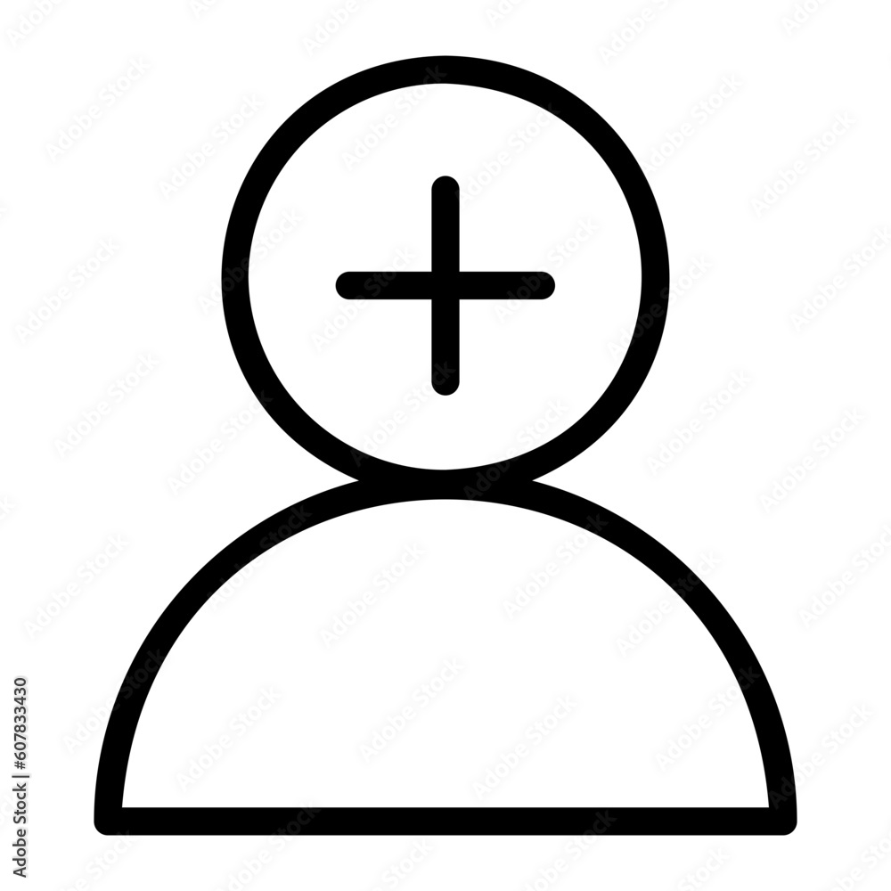add user line icon add user line icon