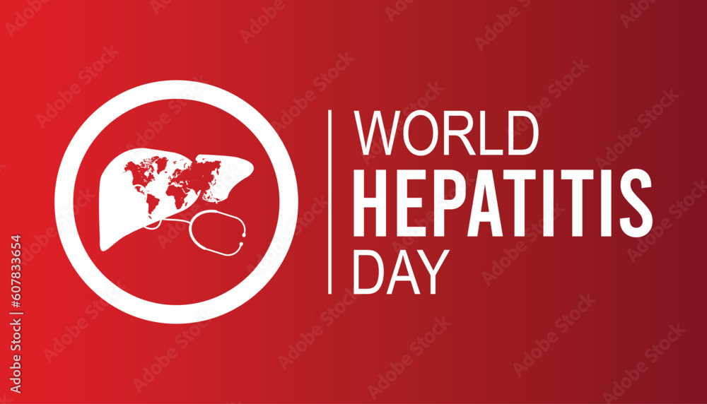 World Hepatitis Day vector logo icon illustration template design. banner design template Vector illustration background design.