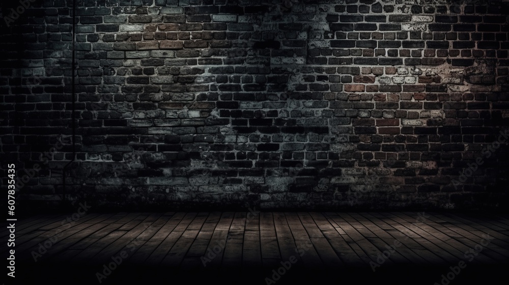 dark room brick wall grunge texture background. (2) dark room brick wall grunge texture background. (2)