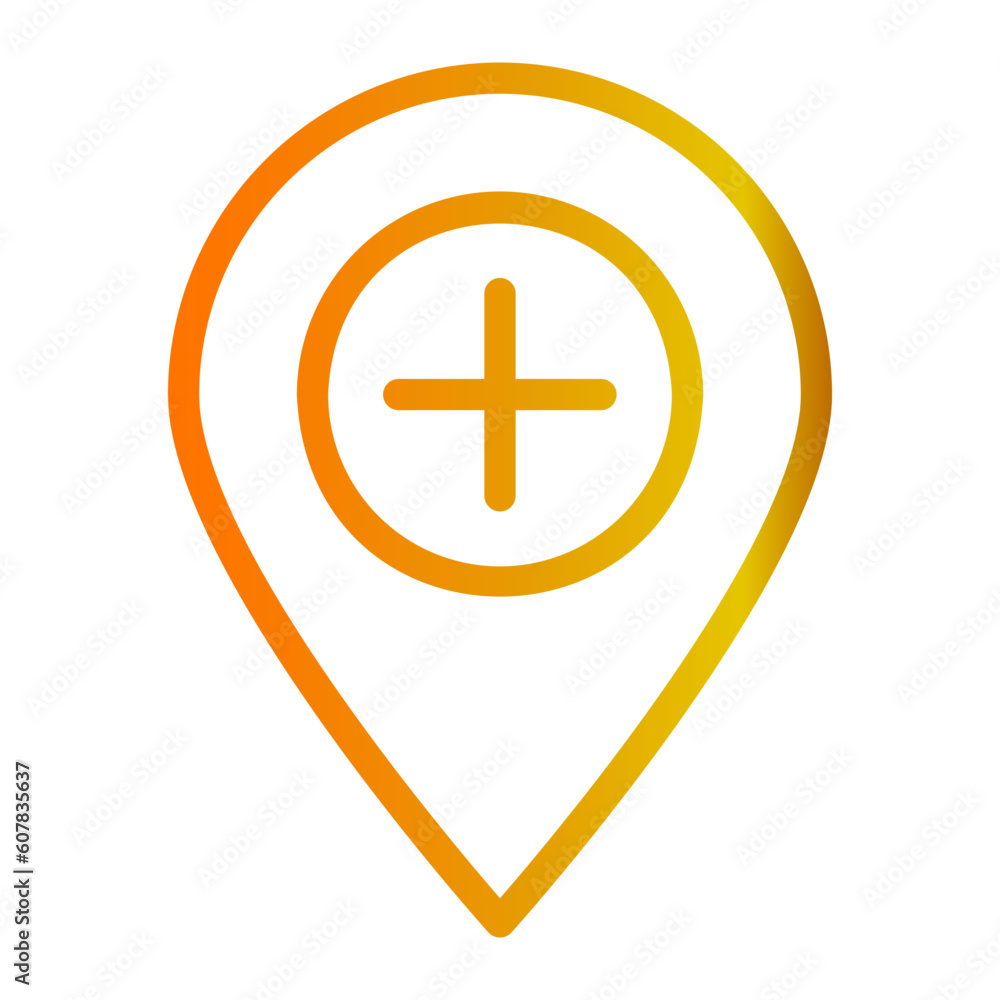 add location gradient icon add location gradient icon