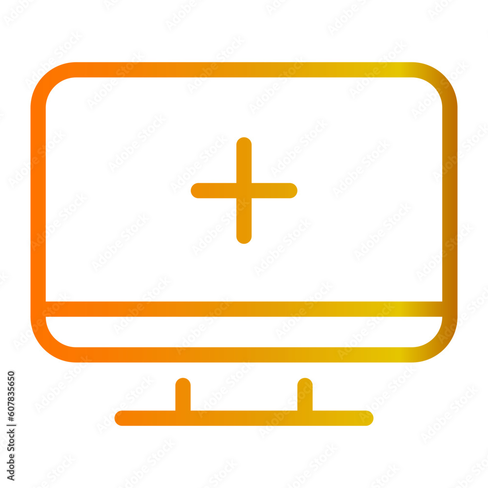 computer gradient icon