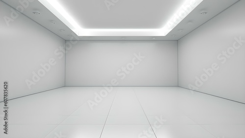 Weißer Heller Raum, Abstract, Galerie, Architektur,
