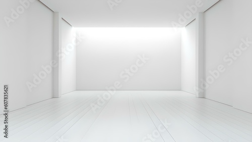 Weißer Heller Raum, Abstract, Galerie, Architektur,