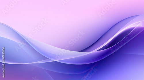 Violet Smooth Abstract Lines Background. AI generative.