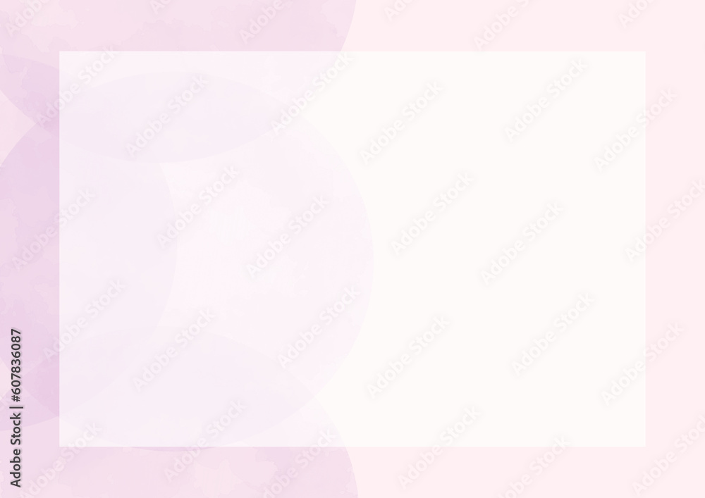 Obraz premium 水彩風 シンプル 丸いモチーフ 背景 素材